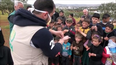 camasir suyu - İHH'dan Suriye'de yeni tip koronavirüse karşı tedbirler - İDLİB Videosu