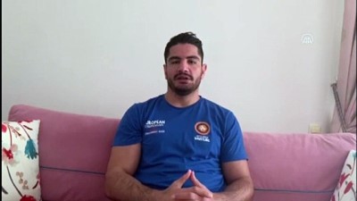 milli guresci - Olimpiyat şampiyonu Taha Akgül'den 'Evde kal Türkiye' çağrısına destek - İSTANBUL Videosu