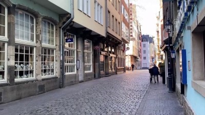 tarihi bina - Almanya'da koronavirüs tedbirleri - KÖLN Videosu