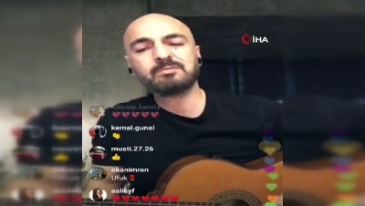 canli yayin -  ‘Evde Kal’ çağrısına sanatçılardan konserli destek Videosu