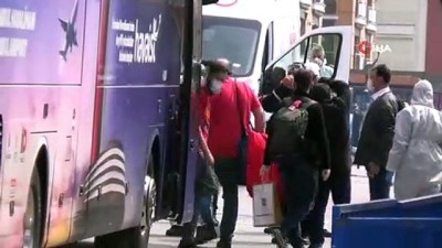 ucus yasagi -  Karantina için 3 otobüs daha Tekirdağ'a geldi Videosu