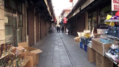 tenha - Koronavirüs tedbirleri sonrasında cadde ve sokaklar boşaldı - KONYA Videosu