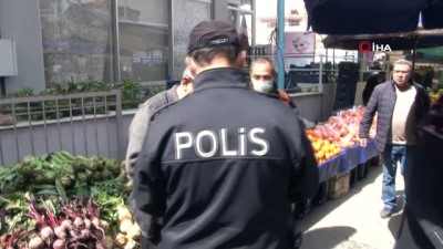 bulduk -  Polis semt pazarlarında yaşlı vatandaşlara kimlik kontrolü yaptı Videosu