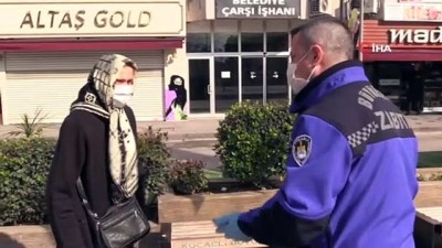 suc duyurusu -  Zabıta ekipleri sokak sokak gezdi, yaşlı vatandaşları evlerine yönlendirdi Videosu