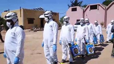dezenfeksiyon - Beyaz Baretliler'den İdlib'de koronavirüsle mücadeleye destek çağrısı - İDLİB Videosu