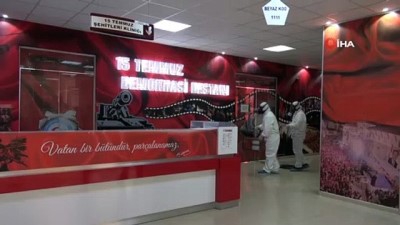 efes -  CÜ’de dezenfekte çalışmaları Videosu