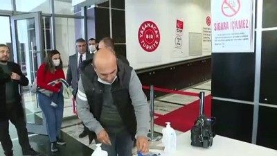 Kılıçdaroğlu'nun basın toplantısında 'Kovid-19' tedbirleri - ANKARA