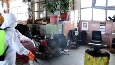 dezenfeksiyon - Koronavirüs tedbirleri sürüyor - ERZİNCAN Videosu