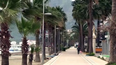 gunesli hava - Turizm merkezleri, koronavirüs tedbirleri nedeniyle en sakin günlerini yaşıyor - MUĞLA Videosu
