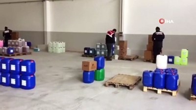 kacakcilik -  Ankara’da 395 litre kaçak antiseptik dezenfektan ele geçirildi Videosu
