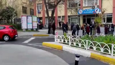 hastane bahcesi -  Bakırköy'de hastanede test kuyruğu Videosu