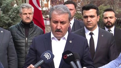 BBP Genel Başkanı Destici, Muhsin Yazıcıoğlu'nun kabrini ziyaret etti - ANKARA