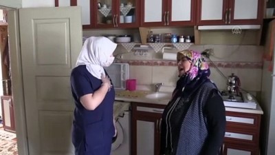 talak - Evde bakım hizmeti alan yaşlıların evlerinde koronavirüs temizliği - KASTAMONU Videosu