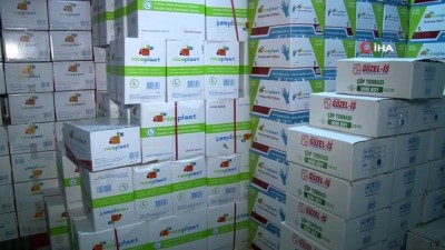 asad -  Hayırsever iş adamı 600 bin adet eldiveni Ankara’daki hastaneler için bağışladı Videosu