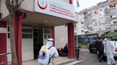 hantepe -  Kartal’da ambulanslar ve oto sanayi siteleri dezenfekte edildi Videosu