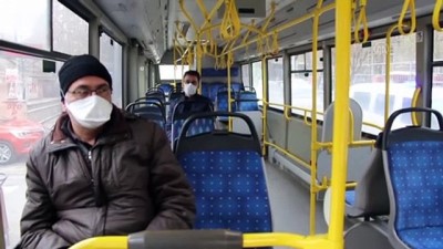 Toplu taşıma araçlarında koronavirüs denetimi - ELAZIĞ