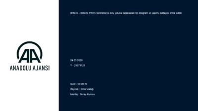 amonyum nitrat - Yola tuzaklanan 60 kilogram el yapımı patlayıcı imha edildi - BİTLİS Videosu