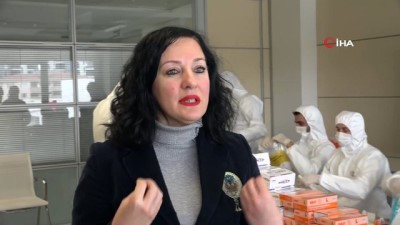 kalaba -  Belediyeden vatandaşlara maske, sabun ve dezenfektan desteği Videosu