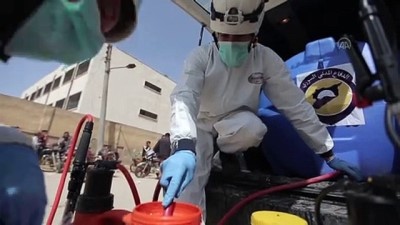 İdlib'de kısıtlı imkanlarla koronavirüse karşı tedbir alınıyor