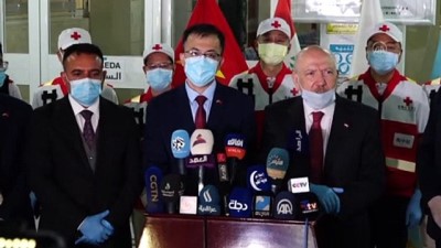 Irak Sağlık Bakanı, koronavirüs hastaları için hazırlanan laboratuvarlarda incelemelerde bulundu - BAĞDAT
