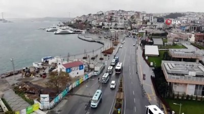  İstanbul'da korona virüs sessizliği havadan görüntülendi