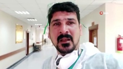  - Korona virüsle mücadele eden Iraklı doktordan ağlayarak ‘Evde kalın’ çağrısı