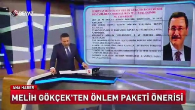 Melih Gökçek'ten önlem paketi önerisi