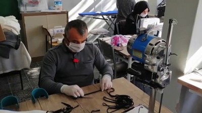 karaagac - Şarkikaraağaç HEM maske üretimine başladı -  ISPARTA Videosu