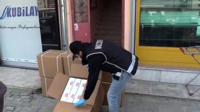 tekstil atolyesi - Sertifikasız 14 bin maske ele geçirildi - İZMİR Videosu