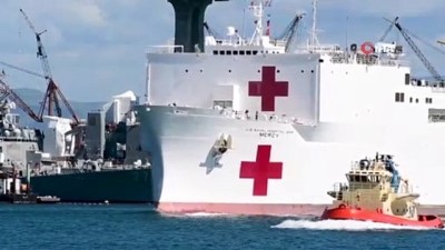 ameliyathane -  - Trump, USNS Mercy yüzen hastane gemisini Kaliforniya’ya gönderdi Videosu