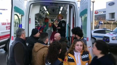 dikkatsizlik -  Yabancı uyruklu vatandaşları taşıyan otobüsün kaza anı kamerada Videosu