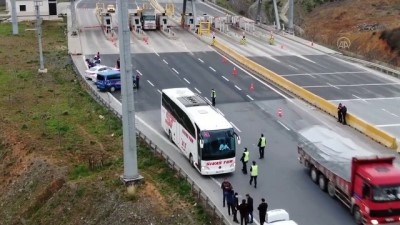 Jandarmadan yolcu otobüslerinde koronavirüs denetimi - İSTANBUL