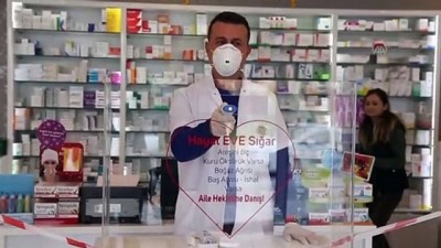 agri kesici - Koronavirüs tespitine yardımcı olmak için eczanede ateş ölçümü yapılıyor - MUĞLA Videosu