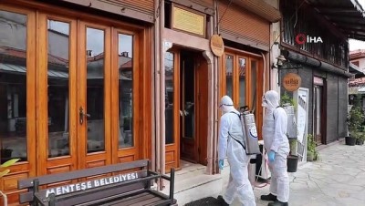  Muğla’daki gazete büroları dezenfekte edildi