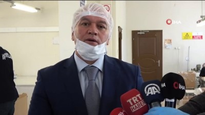 cezaevi muduru -  Niğde’de hükümlüler günlük 20 bin adet maske üretiyor Videosu