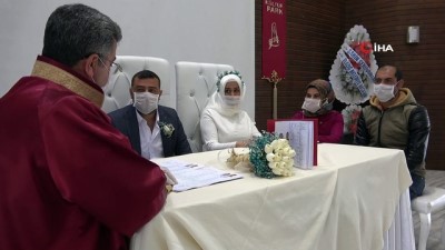 kalaba -  Nikah törenlerinde sıkı korona virüs önlemi Videosu