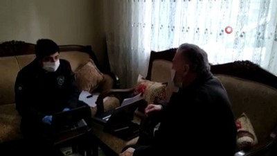suc duyurusu -  Polis, dolandırılan yaşlı adamın evinde şikayet dinledi Videosu