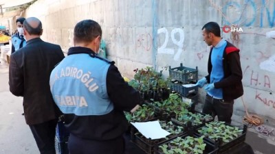 pazar esnafi -  Belediyeden sıra dışı virüs önlemi Videosu