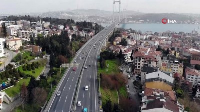 tarihi gun -  İstanbul'da trafiğin en yoğun olduğu cuma akşamı yollar boş kaldı Videosu