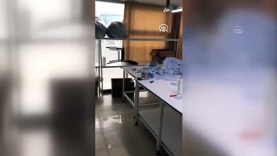 imalathane - Kaçak üretilen 22 bin tıbbi maskeye el konuldu - İSTANBUL Videosu