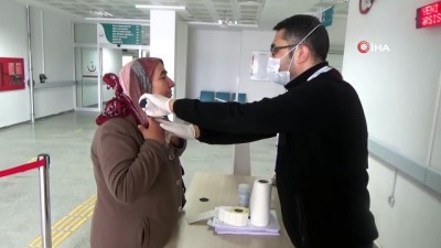 hastalik belirtisi -  Aksaray’da hastaneye gelen her vatandaş kontrolden geçiriliyor Videosu