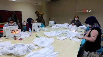 antibakteriyel -  Gönüllü eğitmenlerden maske seferberliği...Hedef 25 bin maske Videosu