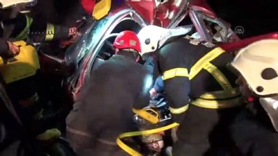 elektrik diregi - Otomobil ile kamyonet çarpıştı: 1 ölü, 2 yaralı - AYDIN Videosu