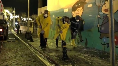 Cadde ve sokaklar yıkandı - MARDİN