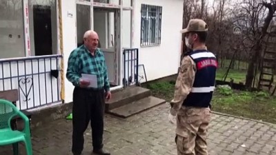 Jandarmanın yaşlı ve hastalara desteği sürüyor - ELAZIĞ