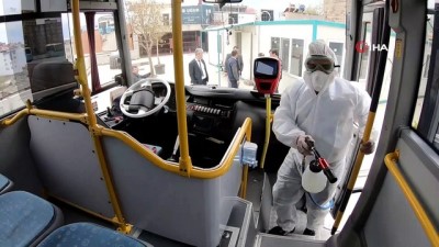 toplu tasima araci -  Kahramanmaraş’ta toplu taşıma aracına binen yolcular ellerini dezenfekte edecek Videosu