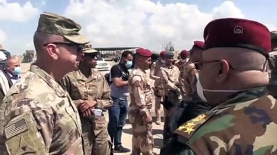 askeri guc - Kerkük'te ABD askerleri K1 Üssü'nü Irak askerlerine devretti - KERKÜK Videosu