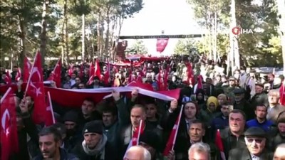 tabur komutanligi -  Çıldır Mehmetçiğe destek için yürüdü Videosu