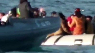  Dehşet anları kameraya saniye saniye yansıdı... Yunan Sahil Güvenliği mülteci botunu böyle batırmaya çalıştı
