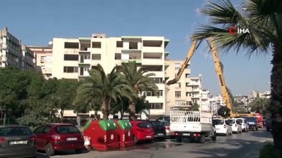 imar plani -  İzmir'deki yatık binalarda yıkım başladı Videosu